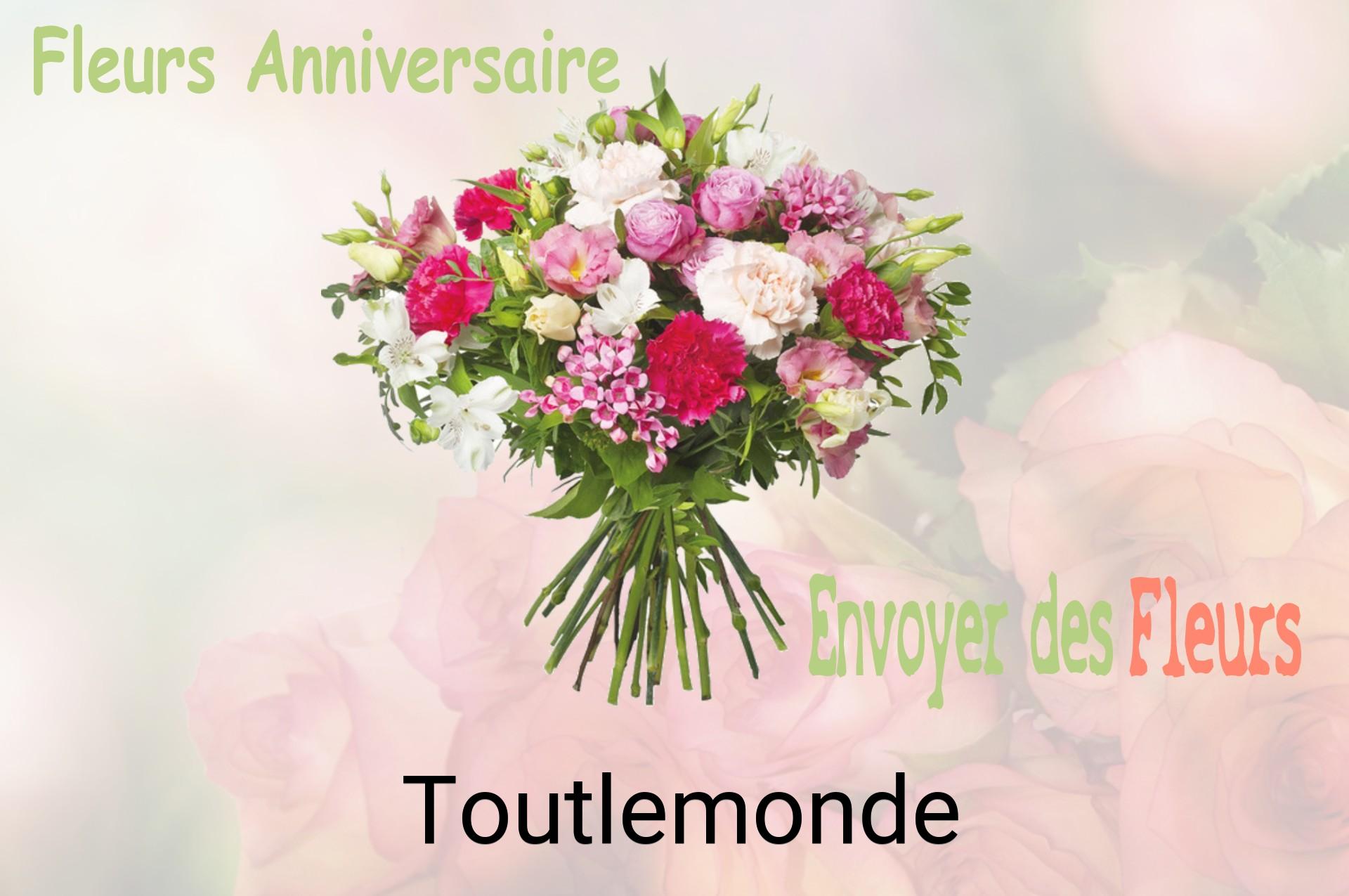 Bouquet de fleurs d’anniversaire livré à Toutlemonde